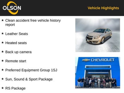 2015 Chevrolet Cruze LTZ