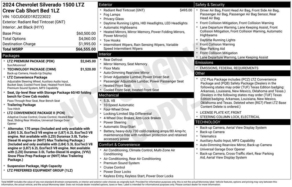 2024 Chevrolet Silverado 1500 LTZ