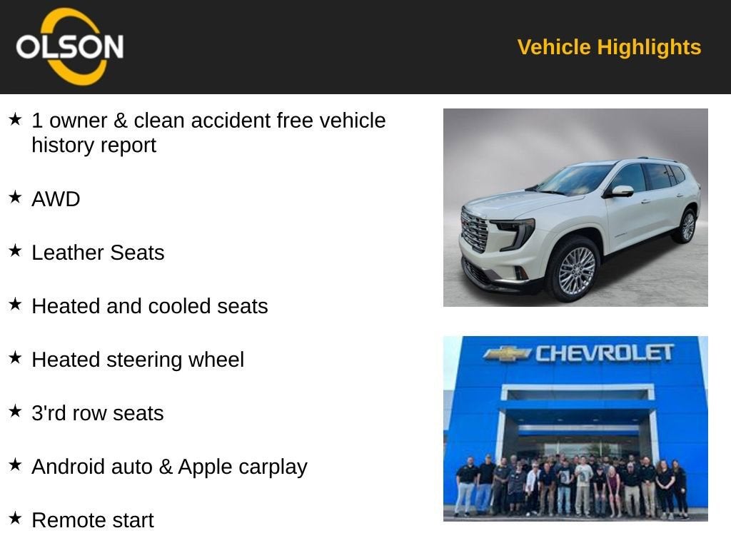 2024 GMC Acadia Denali