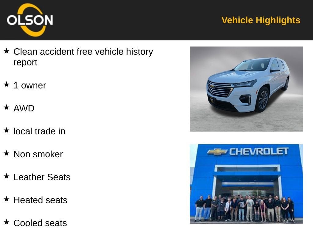 2022 Chevrolet Traverse Premier