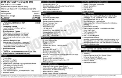 2024 Chevrolet Traverse RS