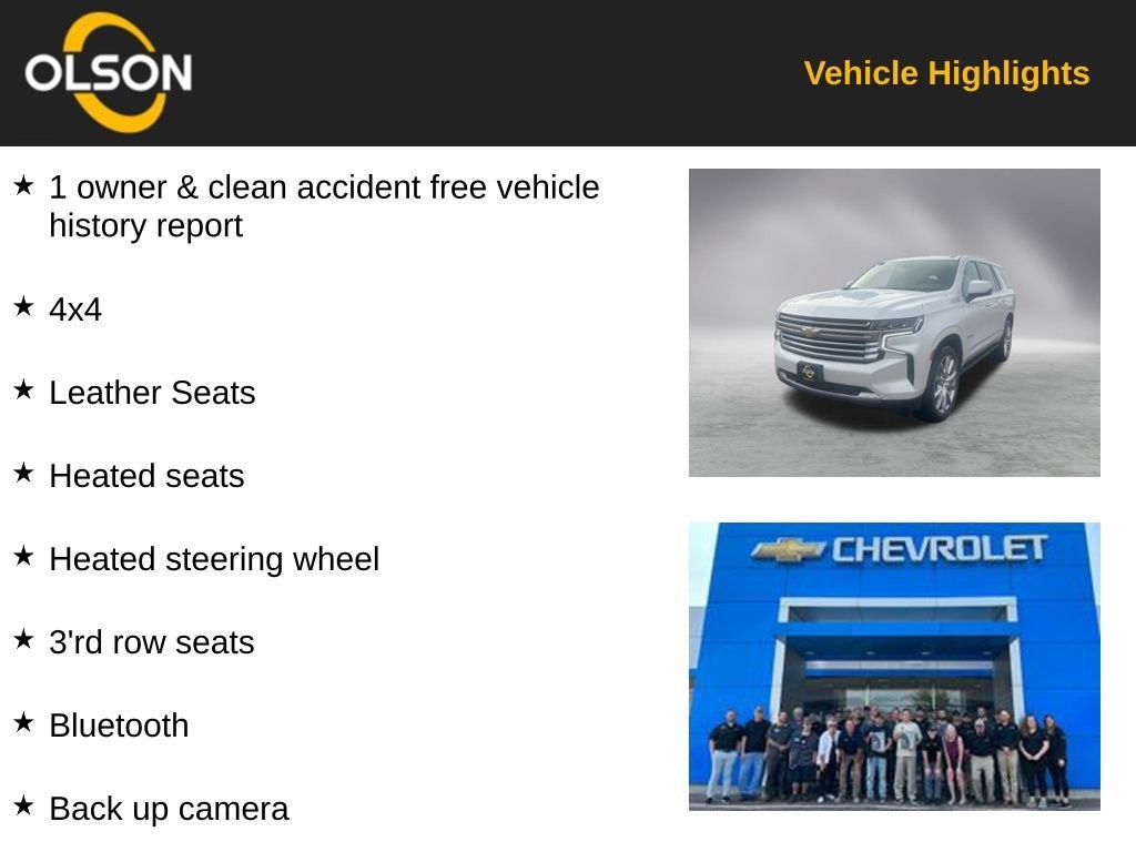 2022 Chevrolet Tahoe High Country