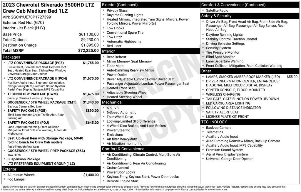 2023 Chevrolet Silverado 3500 HD LTZ