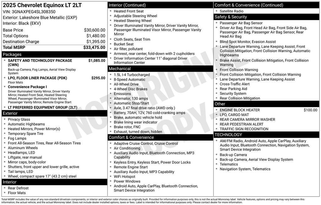 2025 Chevrolet Equinox LT