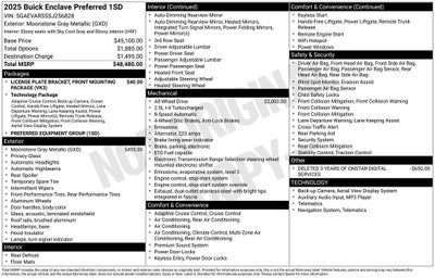 2025 Buick Enclave Preferred