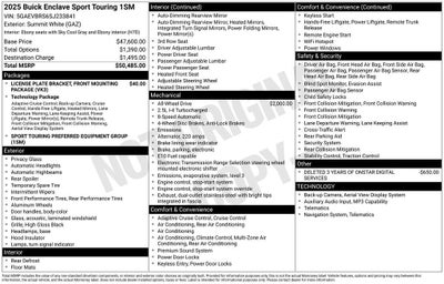 2025 Buick Enclave Sport Touring