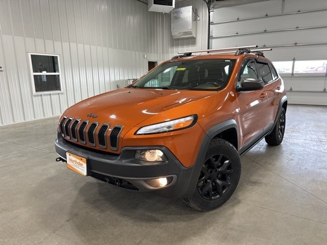 Used 2015 Jeep Cherokee Trailhawk with VIN 1C4PJMBS1FW611355 for sale in Glenwood, Minnesota