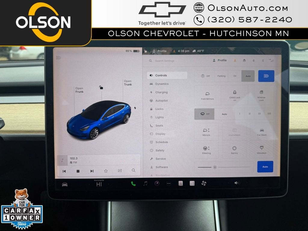 2018 Tesla Model 3 Long Range Battery