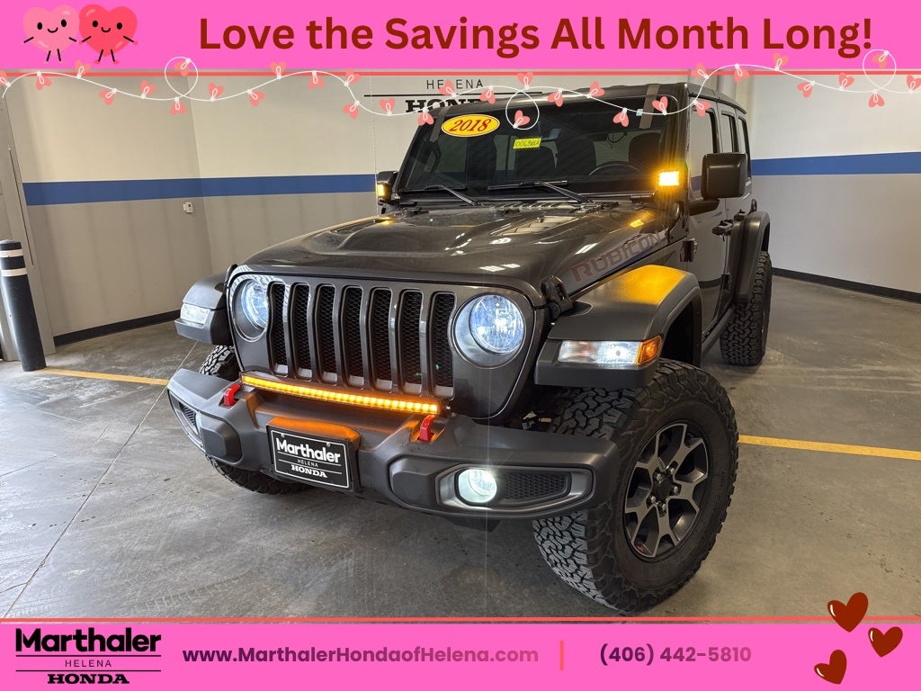 2018 Jeep Wrangler Unlimited Rubicon Hardtop w/ Nav