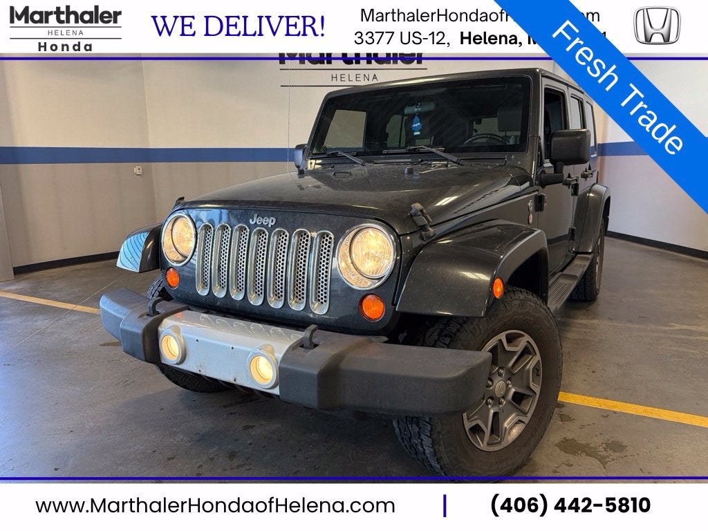2010 Jeep Wrangler Unlimited Sahara 24G w/ Hardtop & Leather