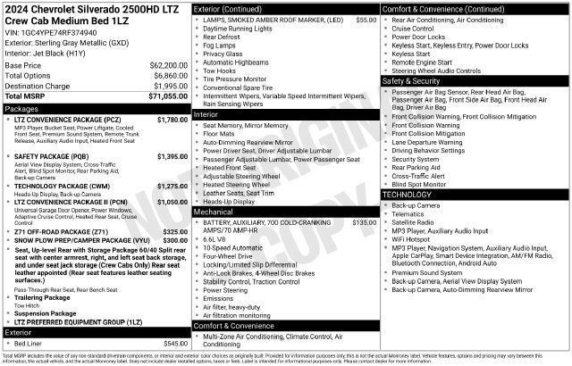 2024 Chevrolet Silverado 2500 HD LTZ