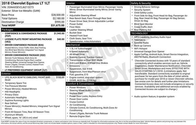 2018 Chevrolet Equinox LT