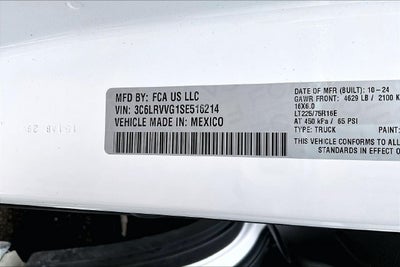 2025 RAM ProMaster Cargo Van Tradesman