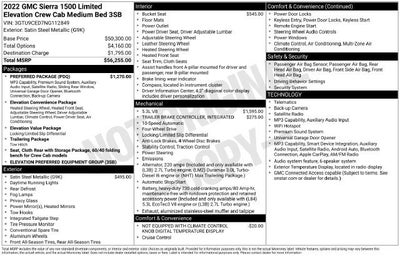 2022 GMC Sierra 1500 Limited Elevation