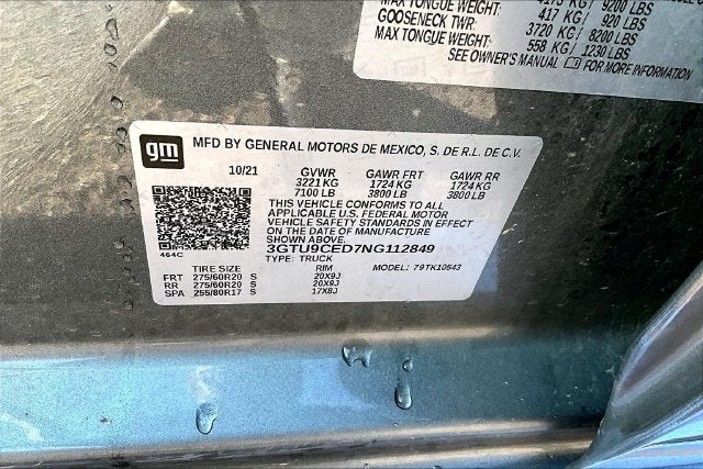 2022 GMC Sierra 1500 Limited Elevation
